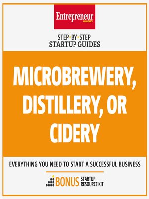cover image of Microbrewery, Distillery, or Cidery